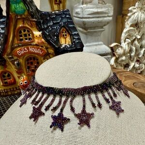 NWOT Gorgeous Beaded Star Ankle Bracelet
